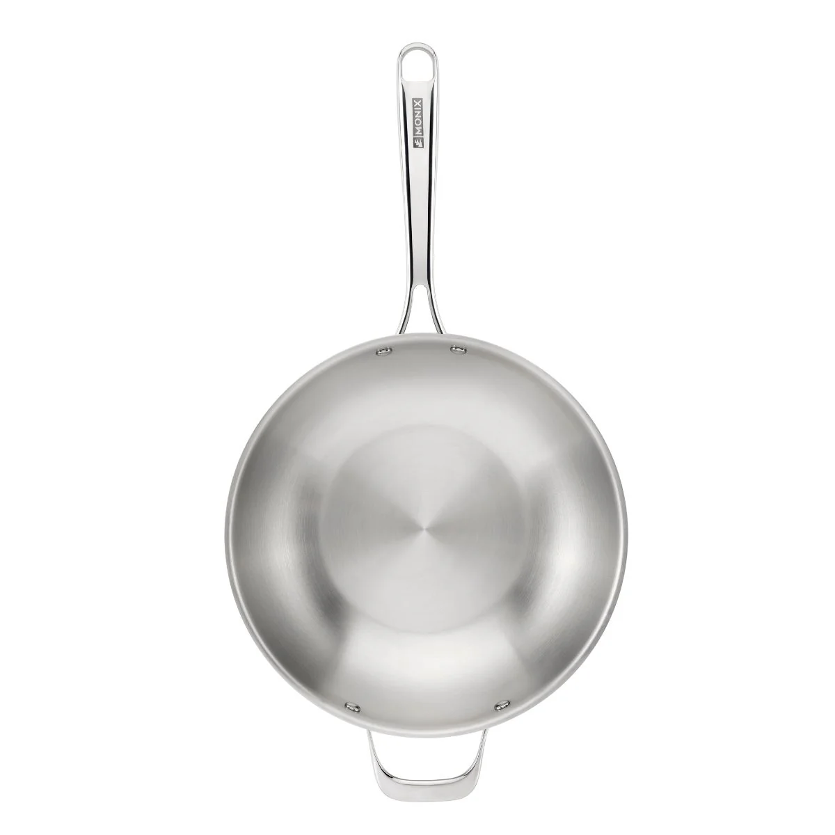 Wok de acero inoxidable triply sin antiadherente Planet Inox - Image 7